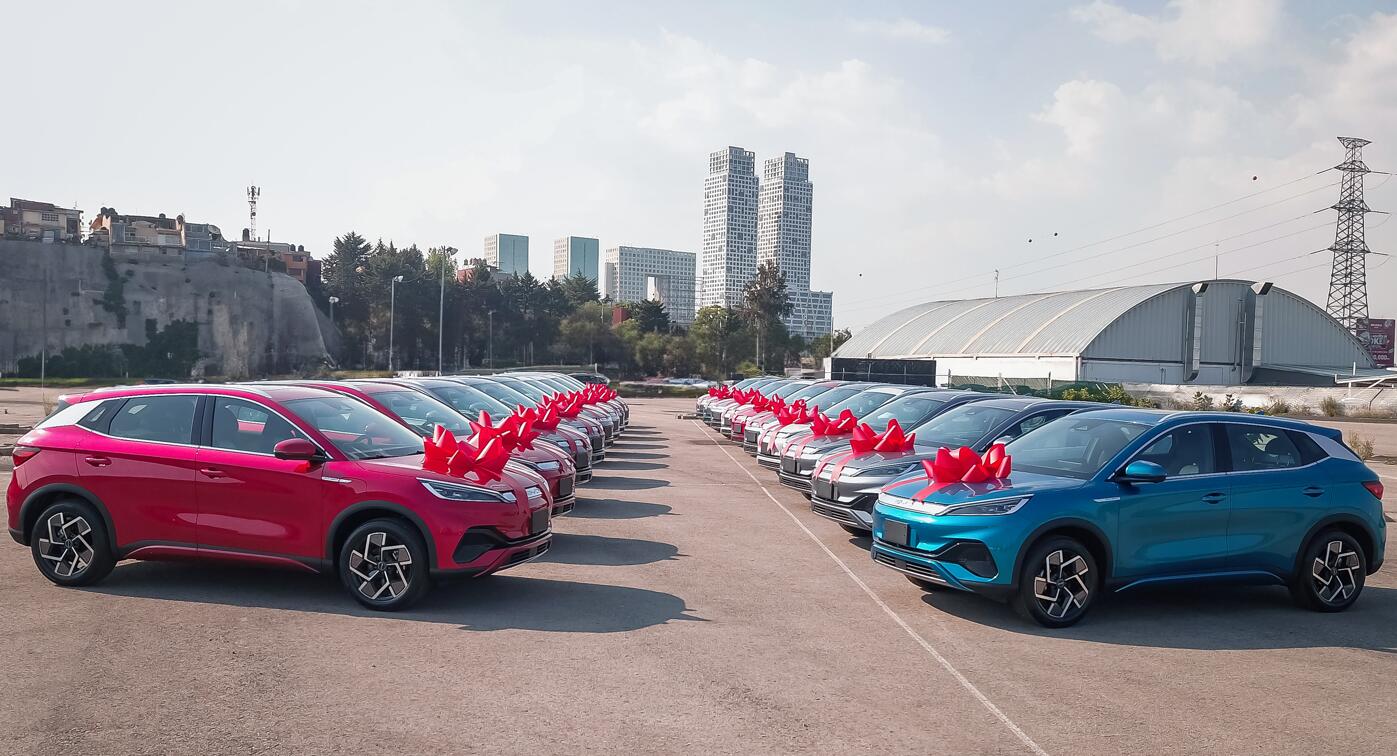 BYD delivers 1st 100 Yuan Plus EVs in Mexico
