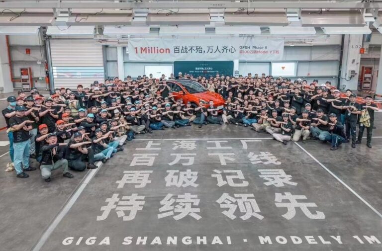 Tesla Shanghai plant sees 1 millionth Model Y roll off line
