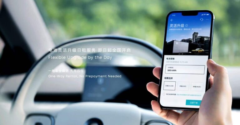 Nio begins allowing owners to upgrade standard-range packs to long-range on daily basis