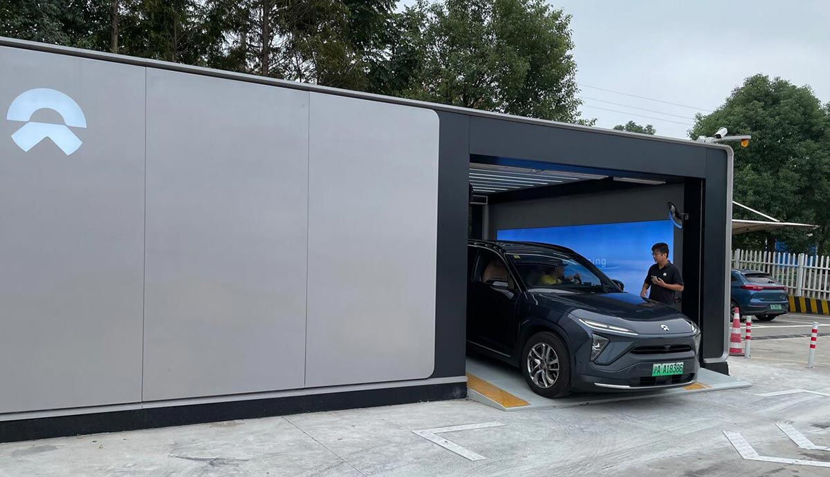 Nio's deals emphasize battery swap expansion