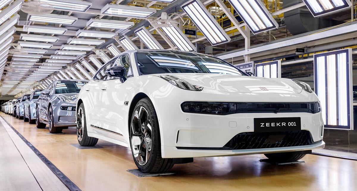 Zeekr sees 1st Zeekr 001s built for Europe roll off line, local deliveries expected within this year