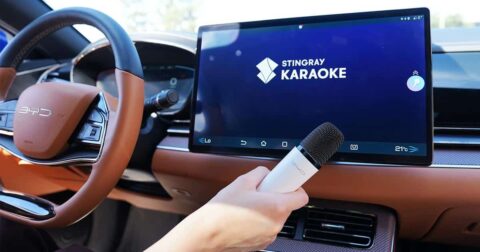 BYD to equip Stingray's karaoke feature in its models sold overseas