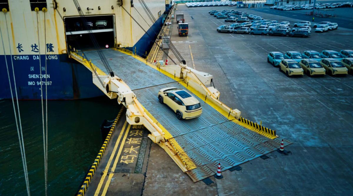 GAC Aion starts global expansion, sends 1st 100 EVs to Thailand