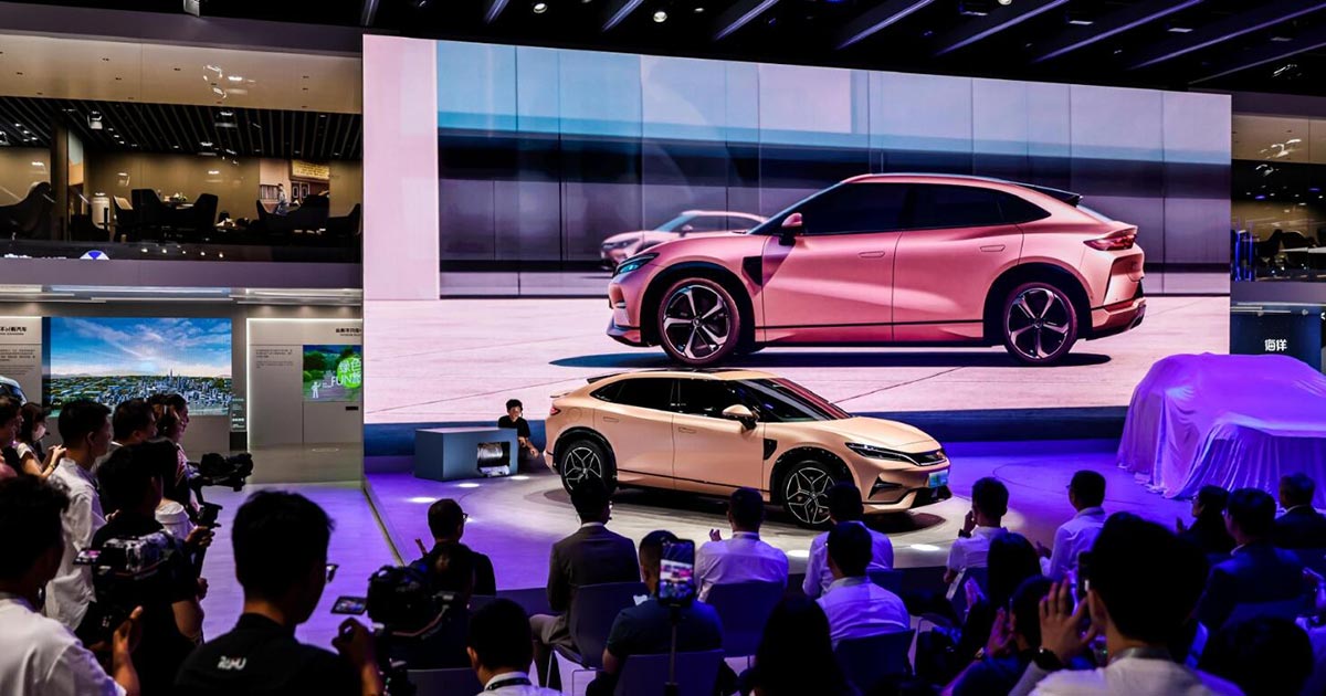 BYD at Chengdu auto show: Seal DM-i and new Tang start pre-sale, Song L makes debut