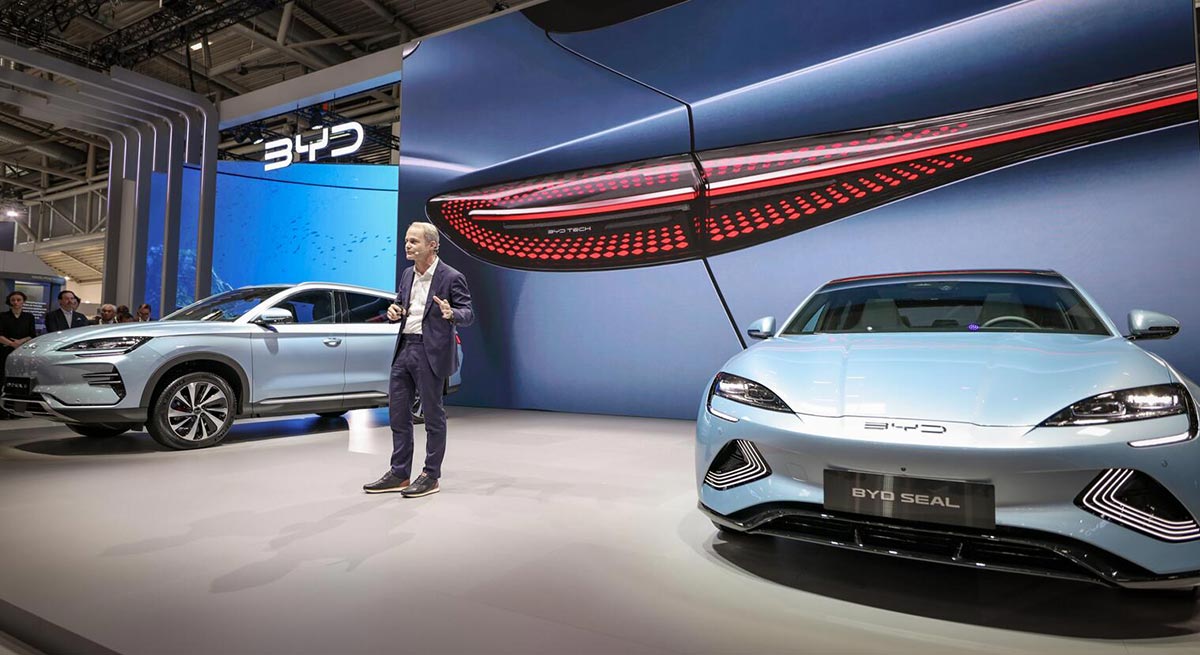 BYD presents 6 models at Munich auto show, Seal launched in Europe