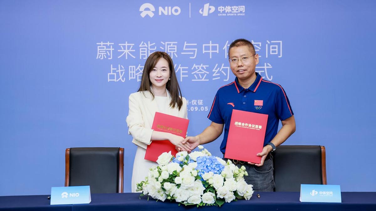 Nio inks deal with sports facility operator for collaboration on swap stations