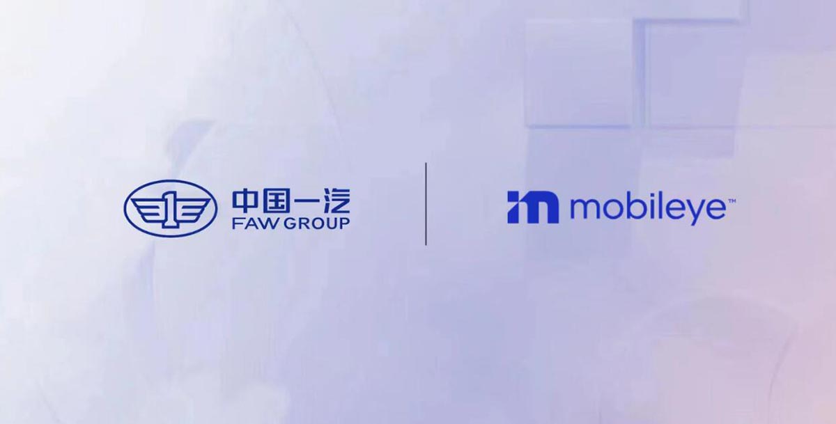 FAW to begin mass production of models with Mobileye assisted driving system in 2024