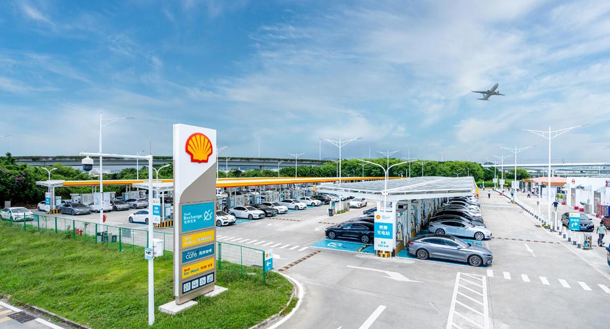 Shell opens its largest-ever charging station in Shenzhen, able to serve over 3,300 EVs per day