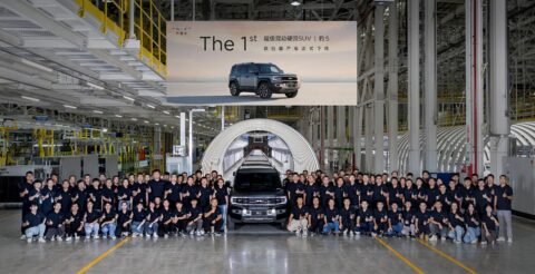 BYD Fang Cheng Bao sees 1st production car of Bao 5 roll off line