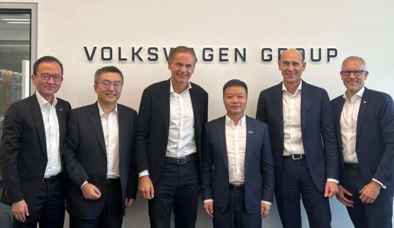 Xpeng CEO says joint models with VW moving at full speed