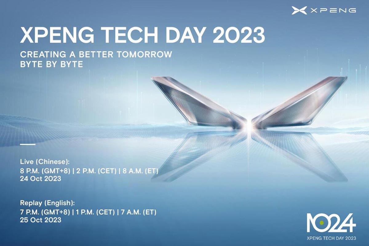 Xpeng to hold Tech Day 2023 on Oct 24, will unveil autonomous driving roadmap