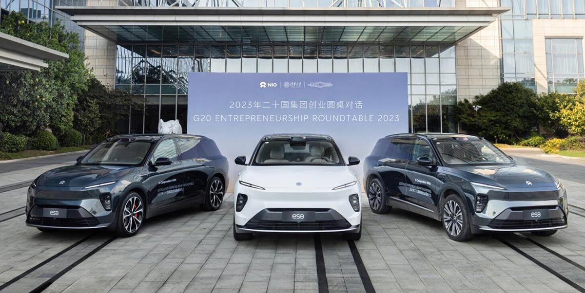 Nio ES8 becomes designated car for G20 Entrepreneurship Roundtable