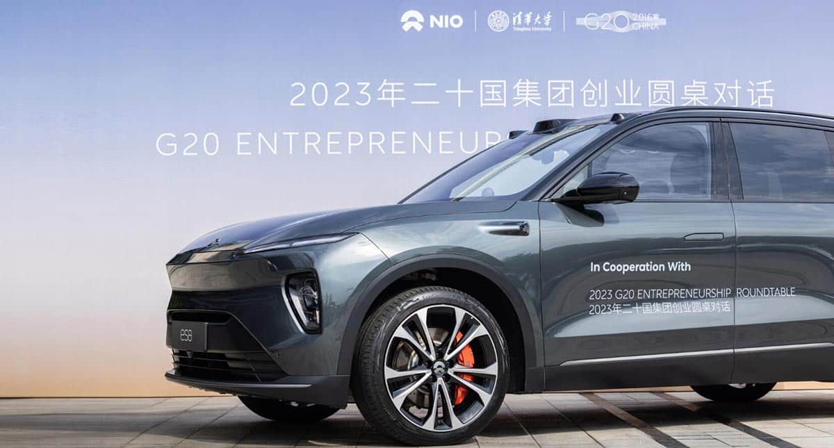 Nio ES8 becomes designated car for G20 Entrepreneurship Roundtable