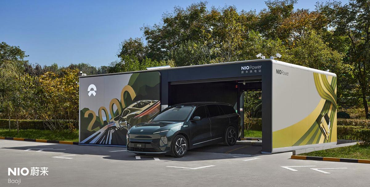 Nio reaches 2,000 swap stations in China