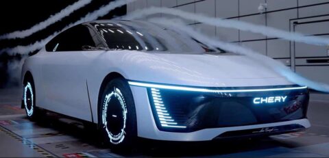Chery unveils concept car claimed to have world's lowest wind resistance