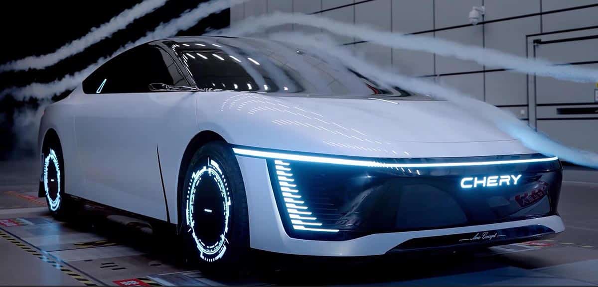 Chery unveils concept car claimed to have world's lowest wind resistance