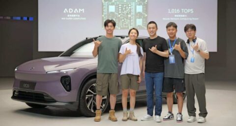 Actor in Nio's new EC6 launch event, buys an EC6