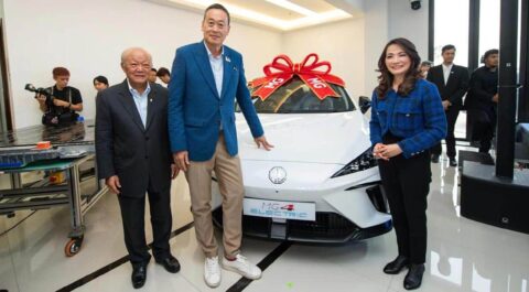 SAIC's MG brand sees 1st Thailand-made MG4 EV roll off line