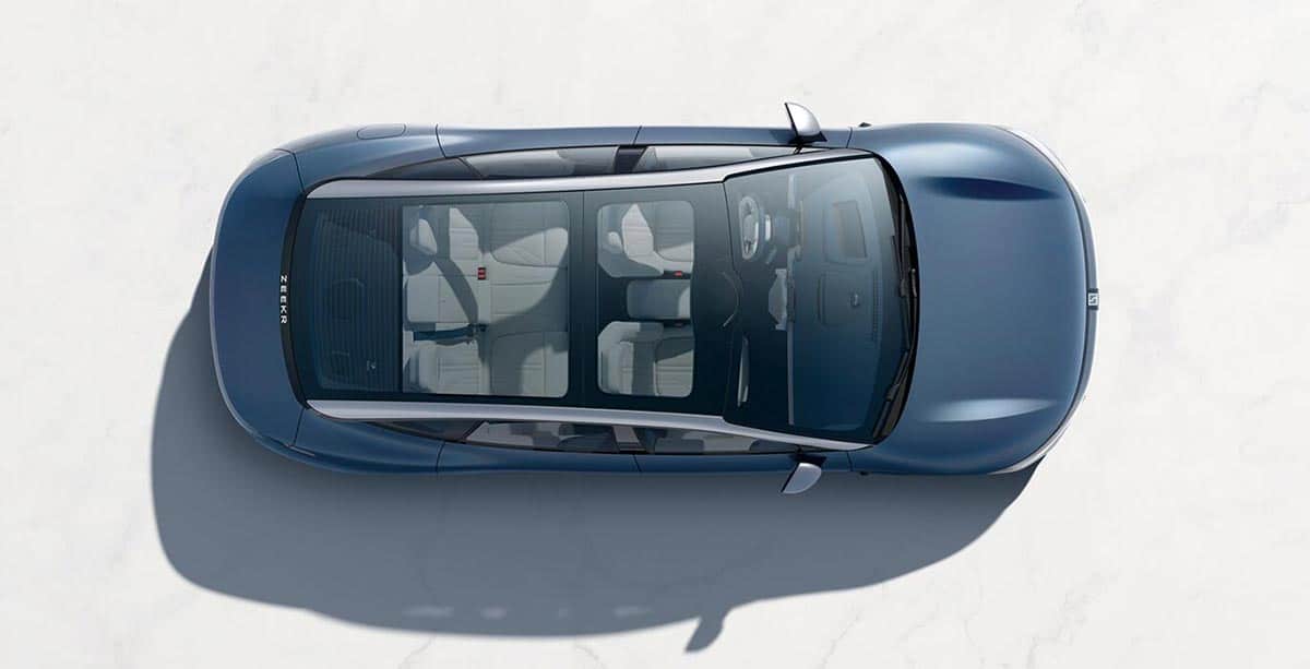 Zeekr reveals interior of Zeekr 007 electric sedan