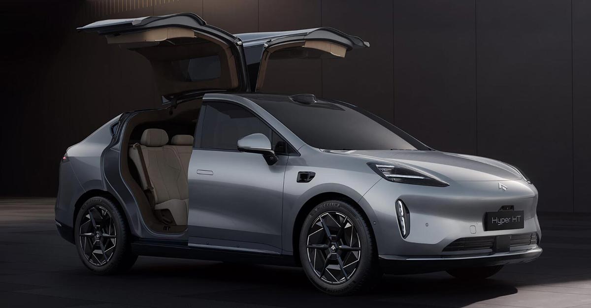 GAC Aion's Hyper brand officially launches Hyper HT SUV with falcon-wing door option