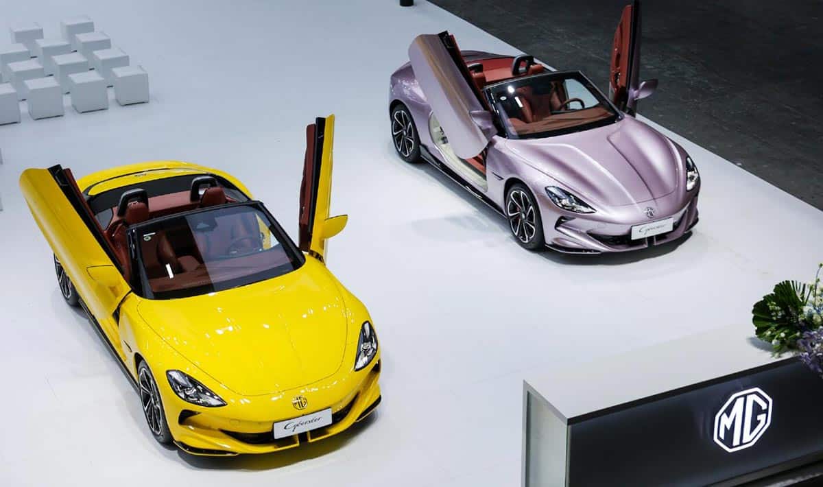 MG's electric roadster Cyberster officially launched in China with starting price of ,150