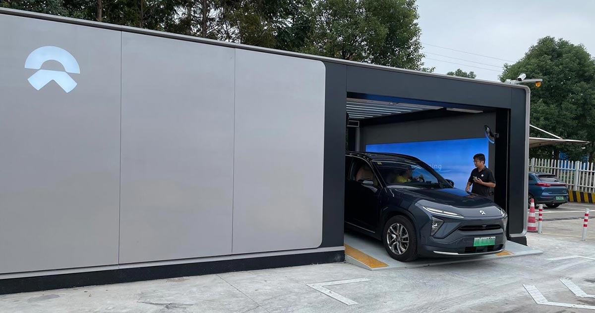 Nio to unveil 1st firm to use its battery swap network on Nov 21