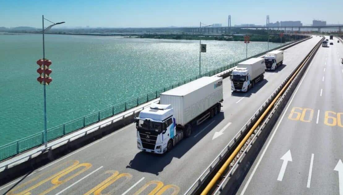 Pony gets nod to start autonomous truck formation driving tests in Guangzhou