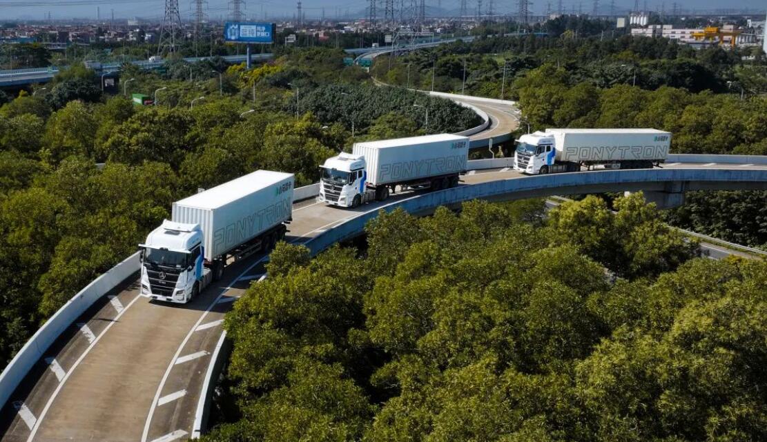 Pony gets nod to start autonomous truck formation driving tests in Guangzhou