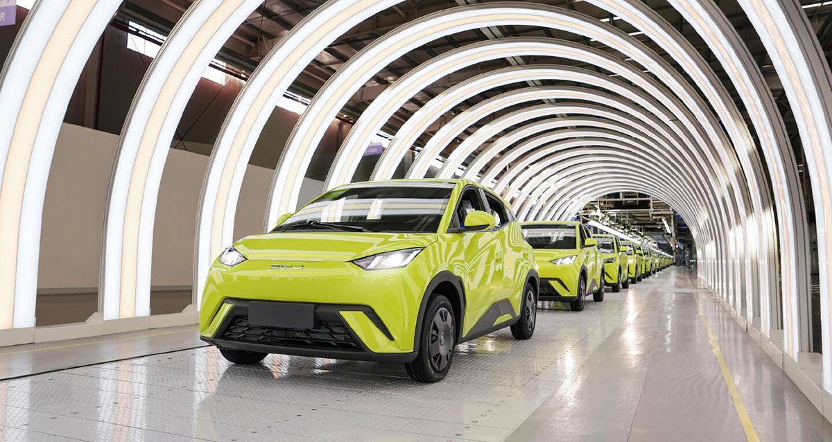 BYD sees 200,000th Seagull compact EV roll off line