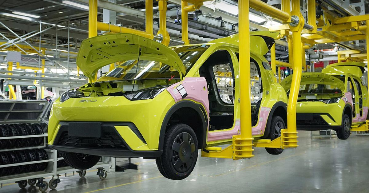 BYD sees 200,000th Seagull compact EV roll off line