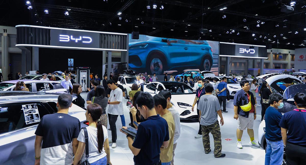 BYD secures 5,455 orders from Thailand auto show