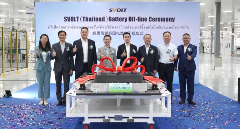 Svolt Energy's Thailand plant sees 1st battery pack roll off line