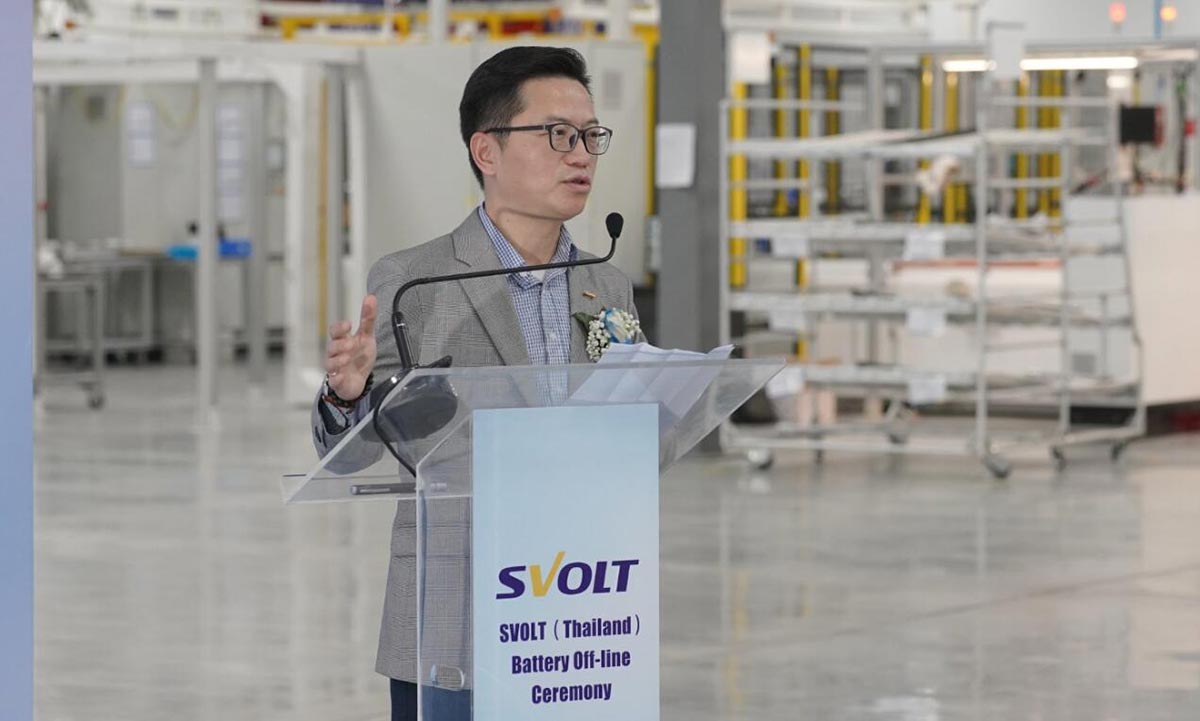 Svolt Energy's Thailand plant sees 1st battery pack roll off line