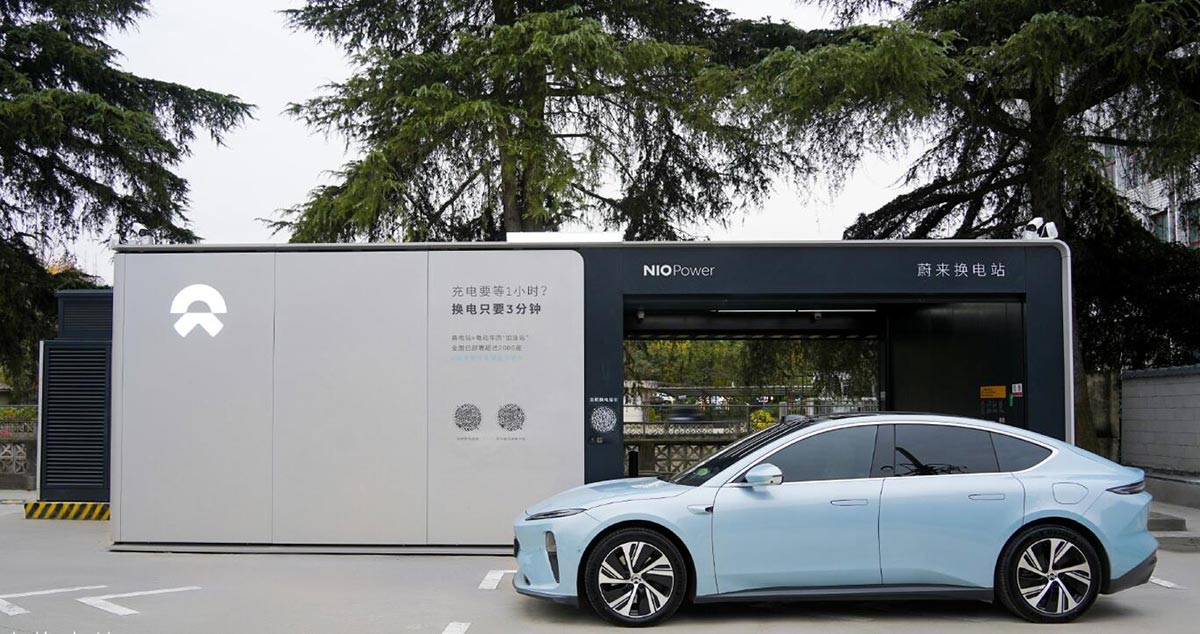 Nio reaches 2,300 swap stations in China