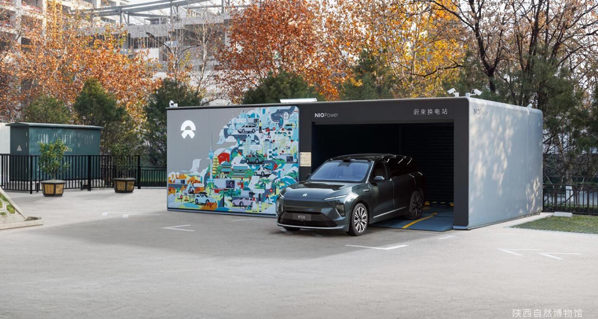 Nio reaches target of adding 1,000 swap stations in China in 2023