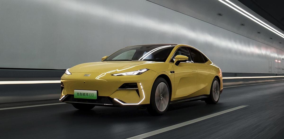 Geely intensifies competition in China's EV space with launch of Galaxy lineup's 1st electric sedan E8