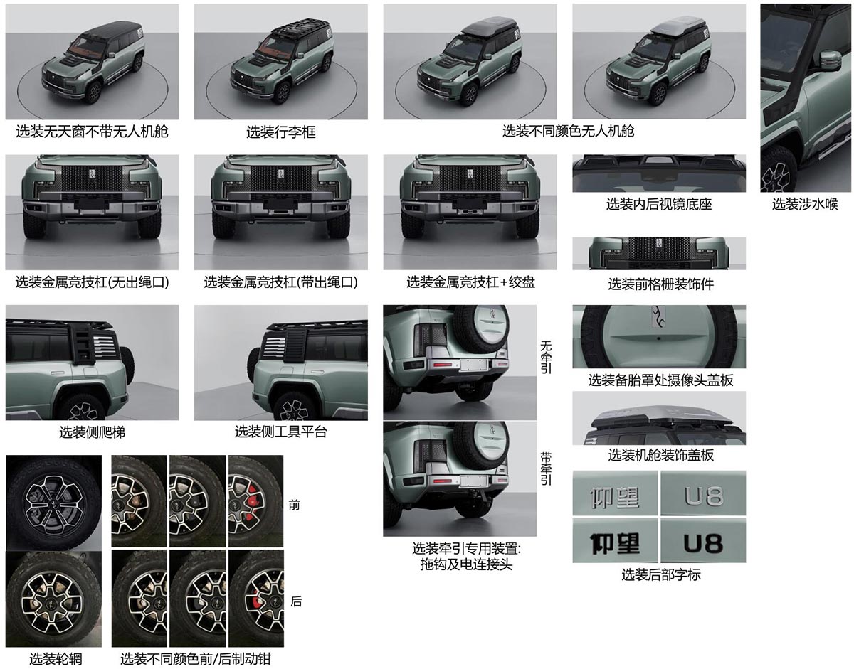 Regulatory filing: Core specs of BYD Yangwang U7 revealed