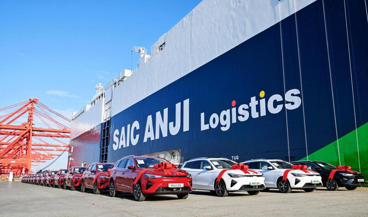 SAIC's new car carrier makes maiden voyage, aims to add 14 vessels in 3 years