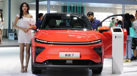 China NEV retail sales at 380,000 in Jan 1-21, down 21% from same period last month