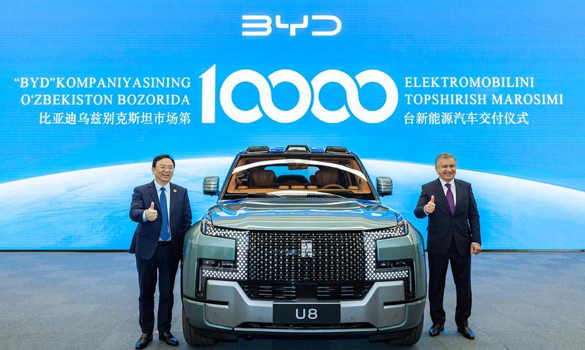 BYD launches production at its plant in Uzbekistan