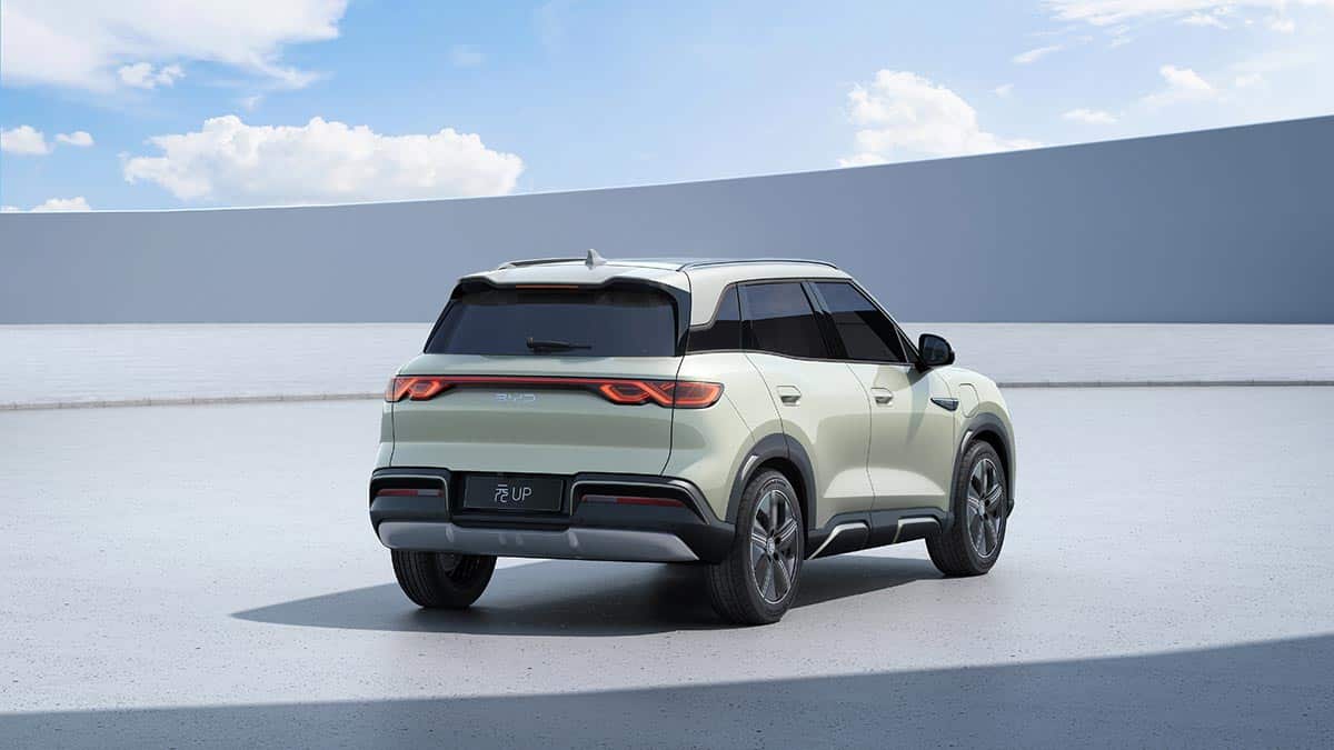 BYD releases official images of compact electric SUV Yuan Up