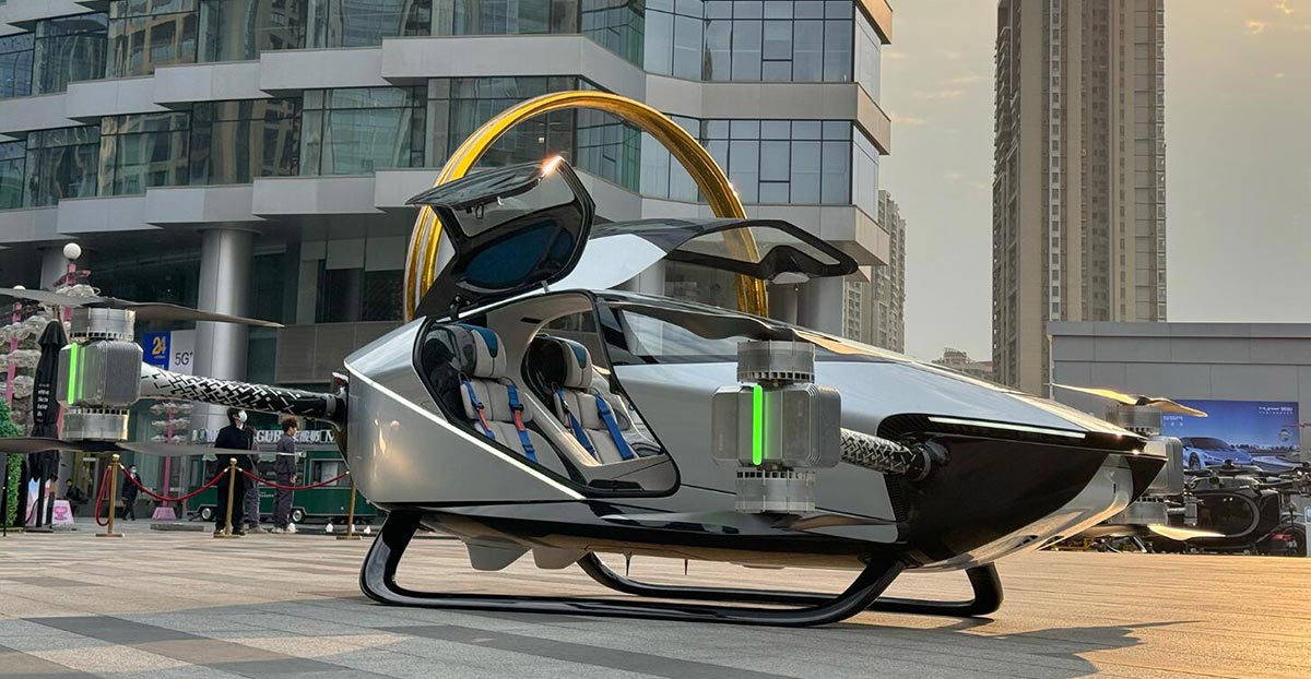 Xpeng Aeroht's X2 flying car flies over Guangzhou's central city for 1st time