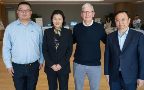BYD chairman Wang Chuanfu meets Apple CEO Tim Cook in Shanghai
