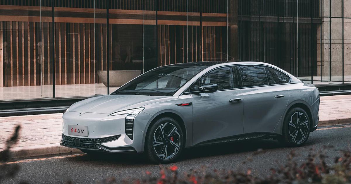FAW Hongqi launches all-electric sedan EH7 with starting price of ,920