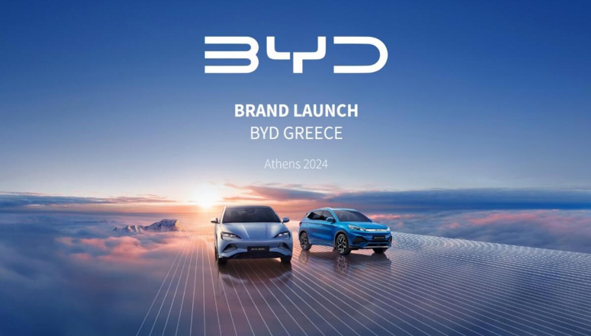 BYD enters Greek passenger car market with Atto 3, Seal