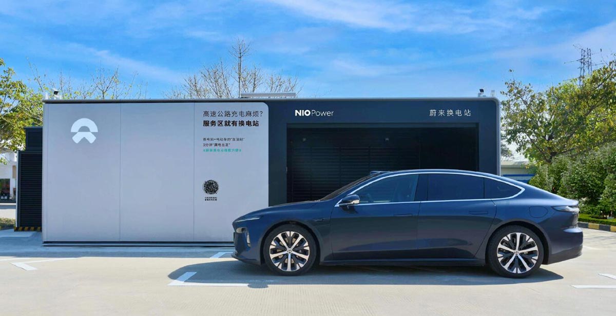 Nio's power unit signs deal with Anhui's Zhongan to advance swap station buildout