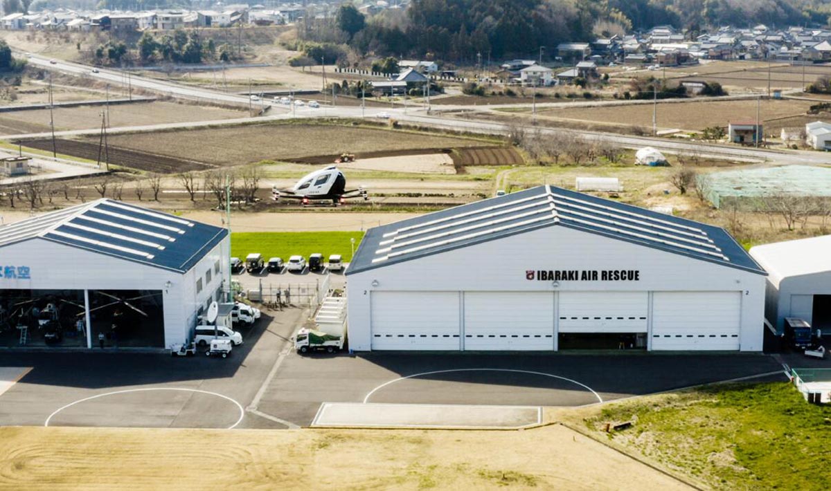 Chinese eVTOL maker Ehang opens flight demo facility in Japan