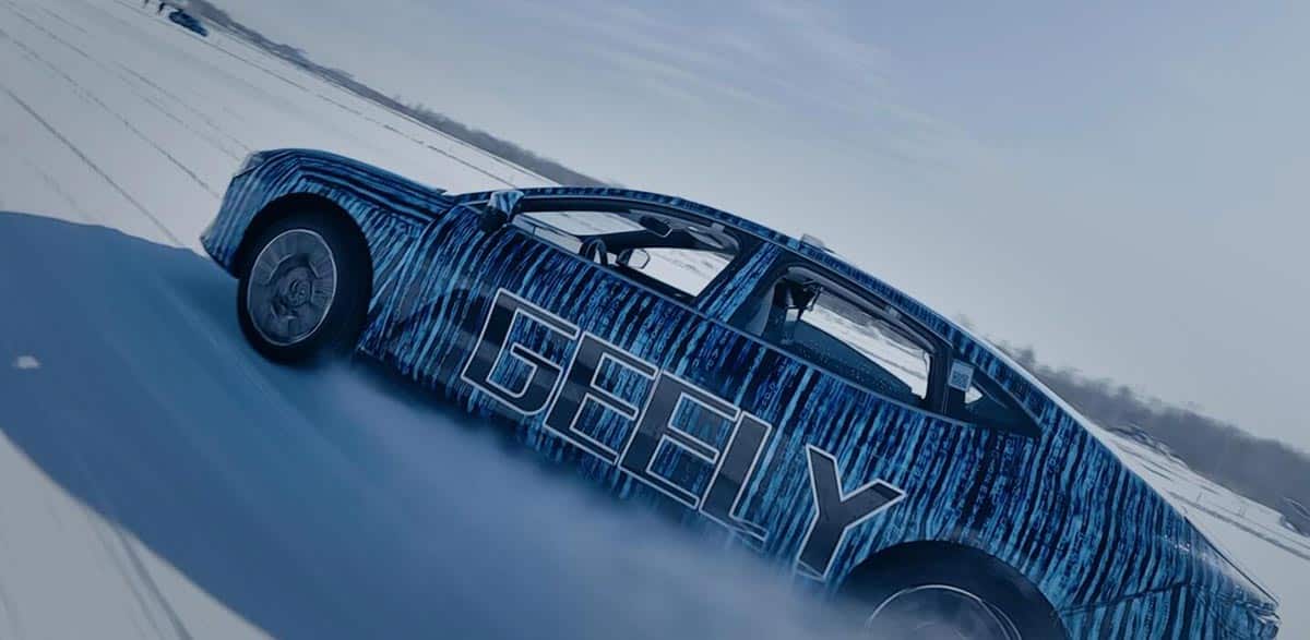 Geely shows off 'world's first' driverless drifting tech