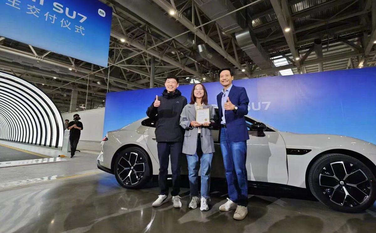 Xiaomi says SU7 gets over 100,000 orders as deliveries begin
