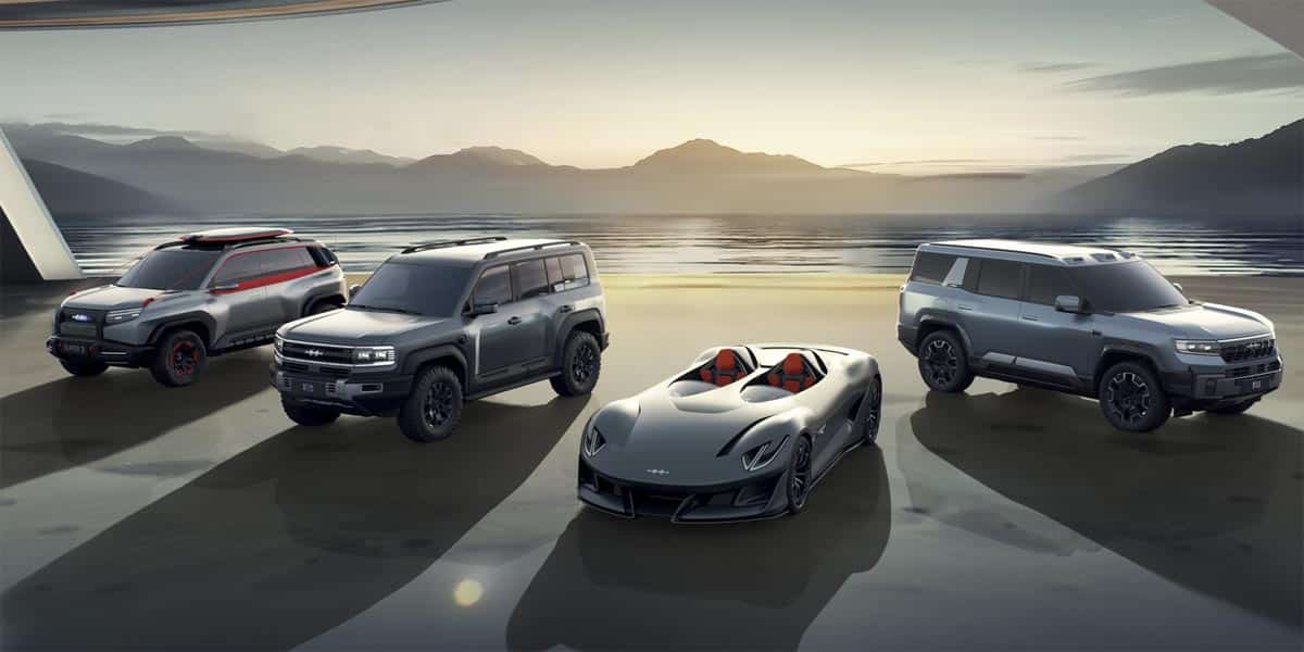 BYD Fang Cheng Bao unveils new model Bao 8 and 2 concept cars